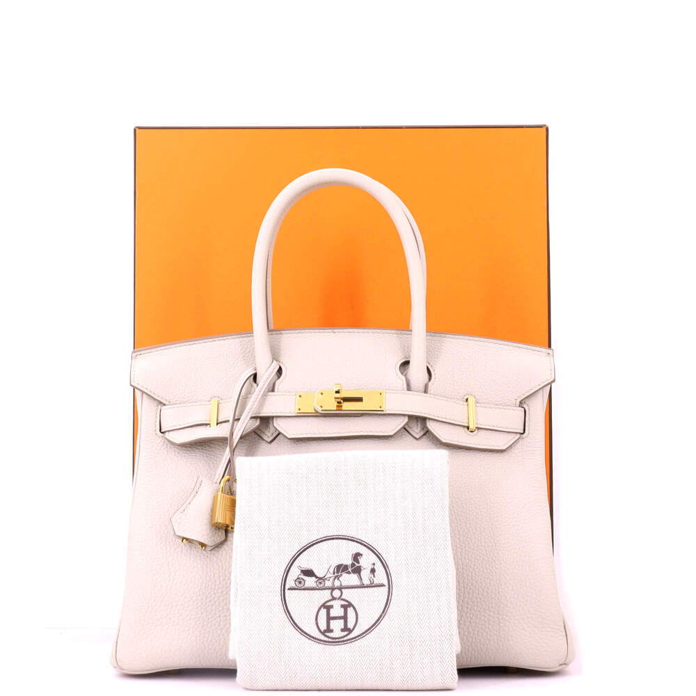 Hermes Birkin 30 Light Togo with Gold Hardware - Picture 2 of 6